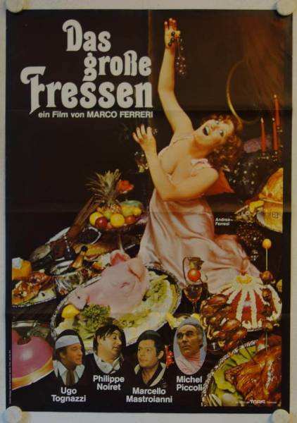 Das grosse Fressen originales deutsches Filmplakat